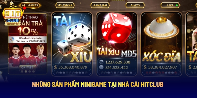 Những Sản Phẩm Minigame Tại Nhà Cái Hitclub Những Sản Phẩm Minigame Tại Nhà Cái Hitclub